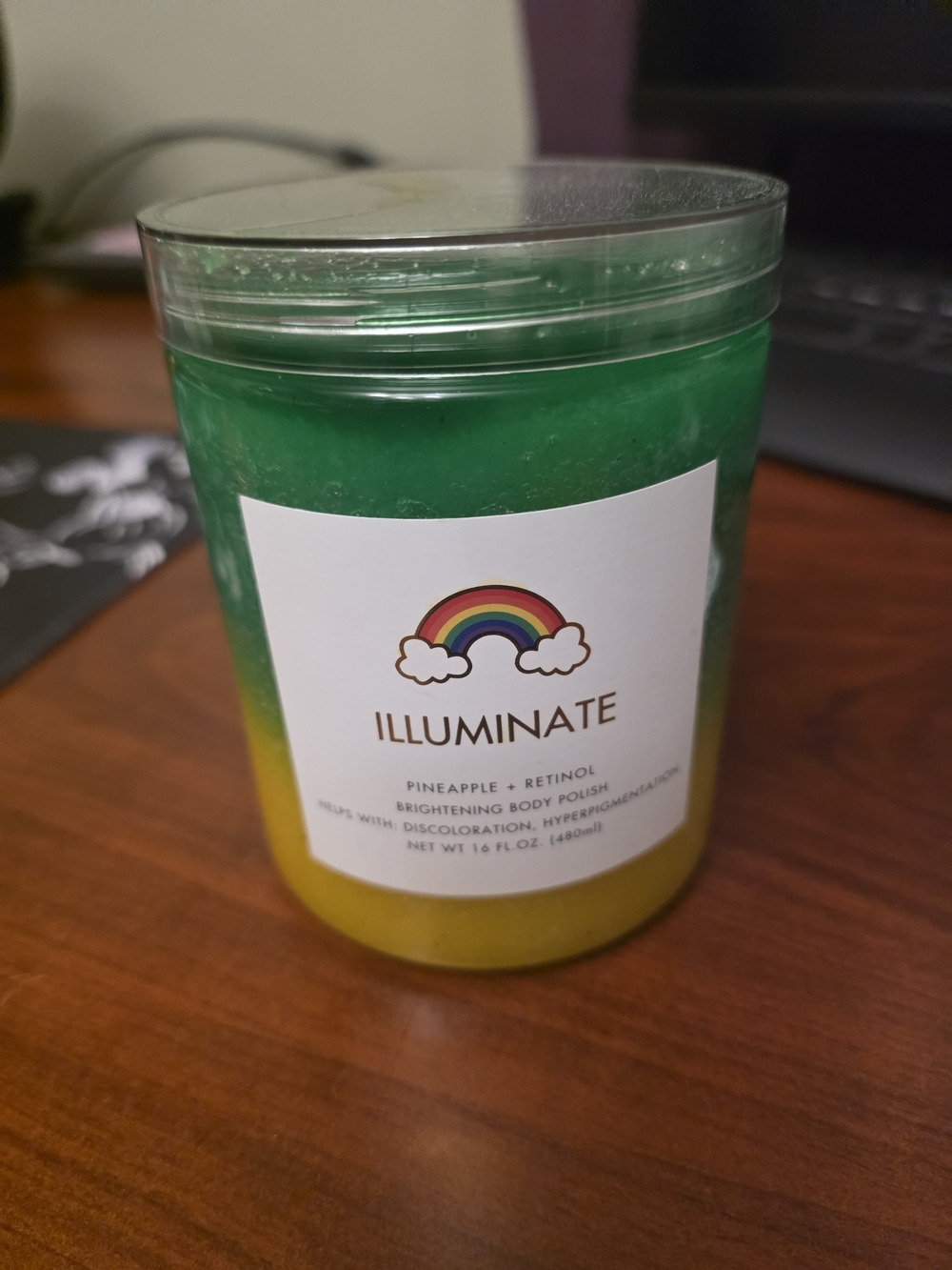 Pineapple + Retinol Brightening Body Polish - Green